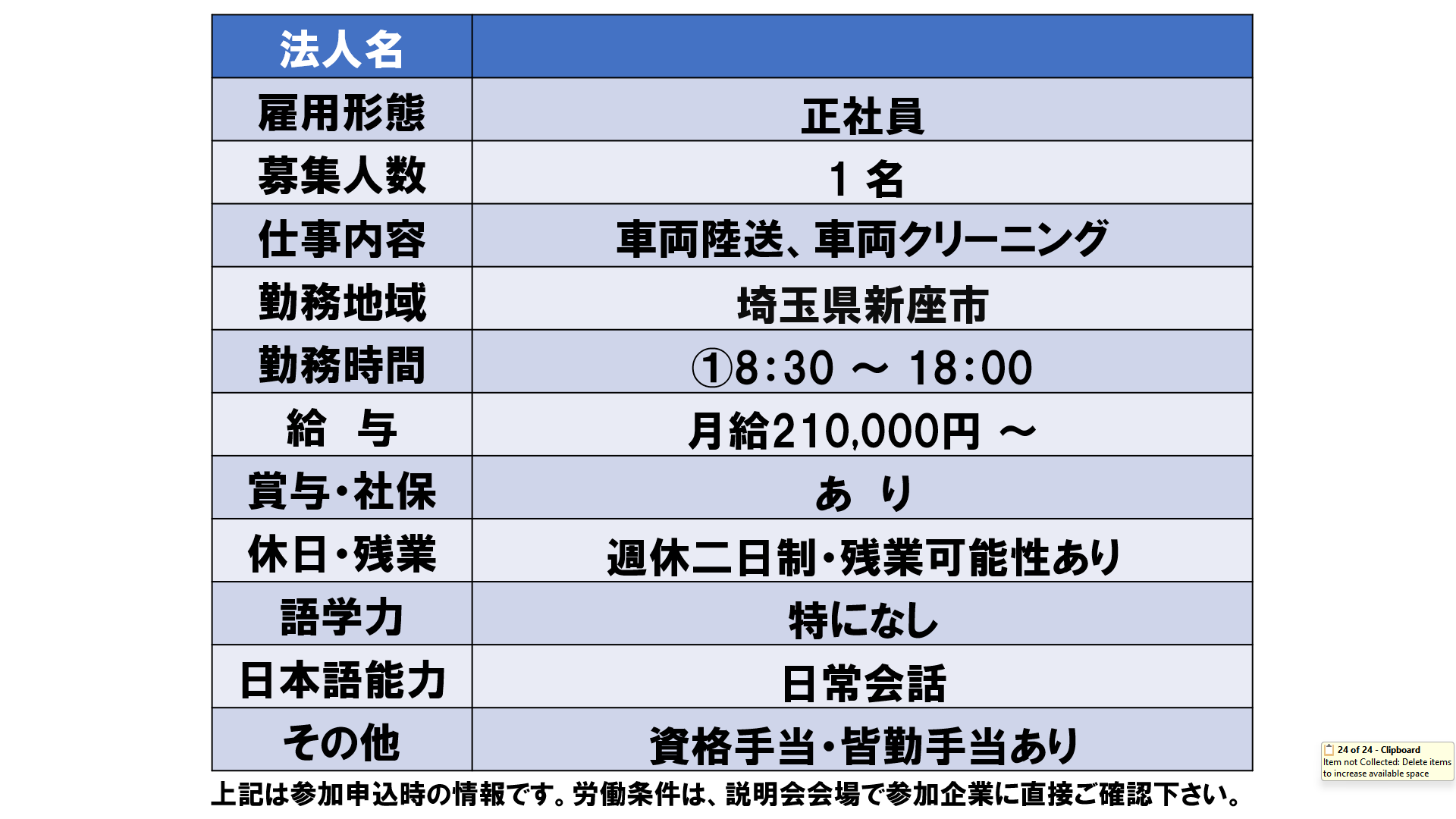 仕事、バイト、正社員